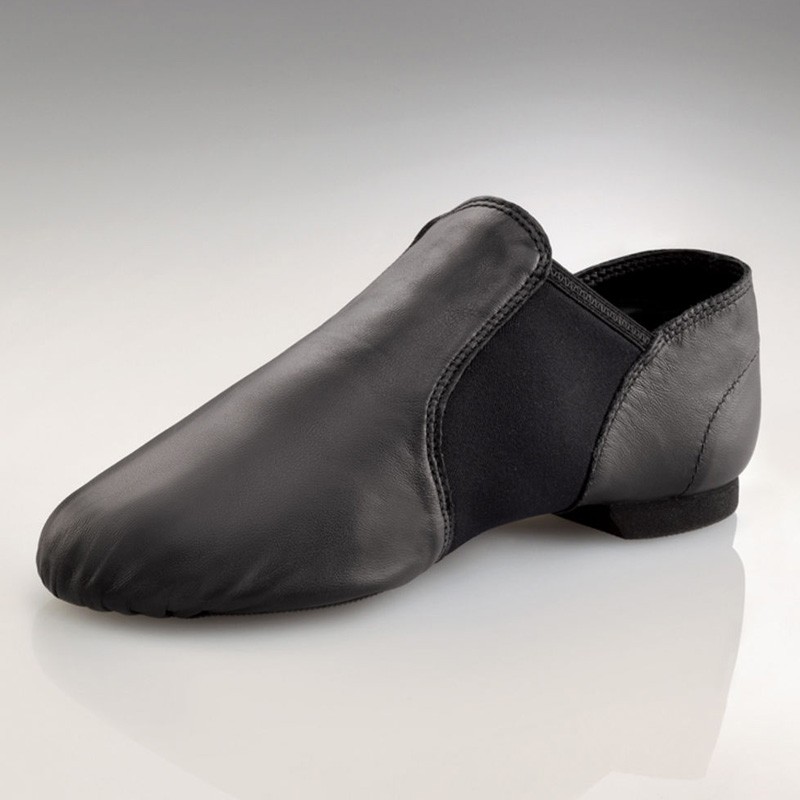slip on black jazz shoes