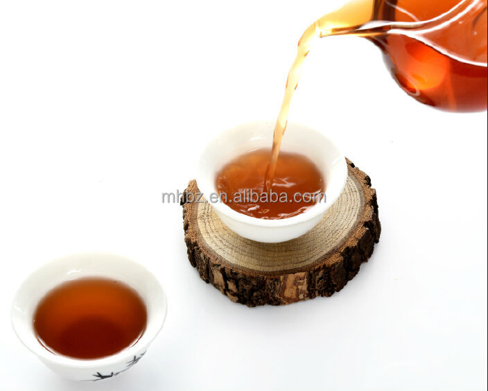 Dark puerh teas in block type