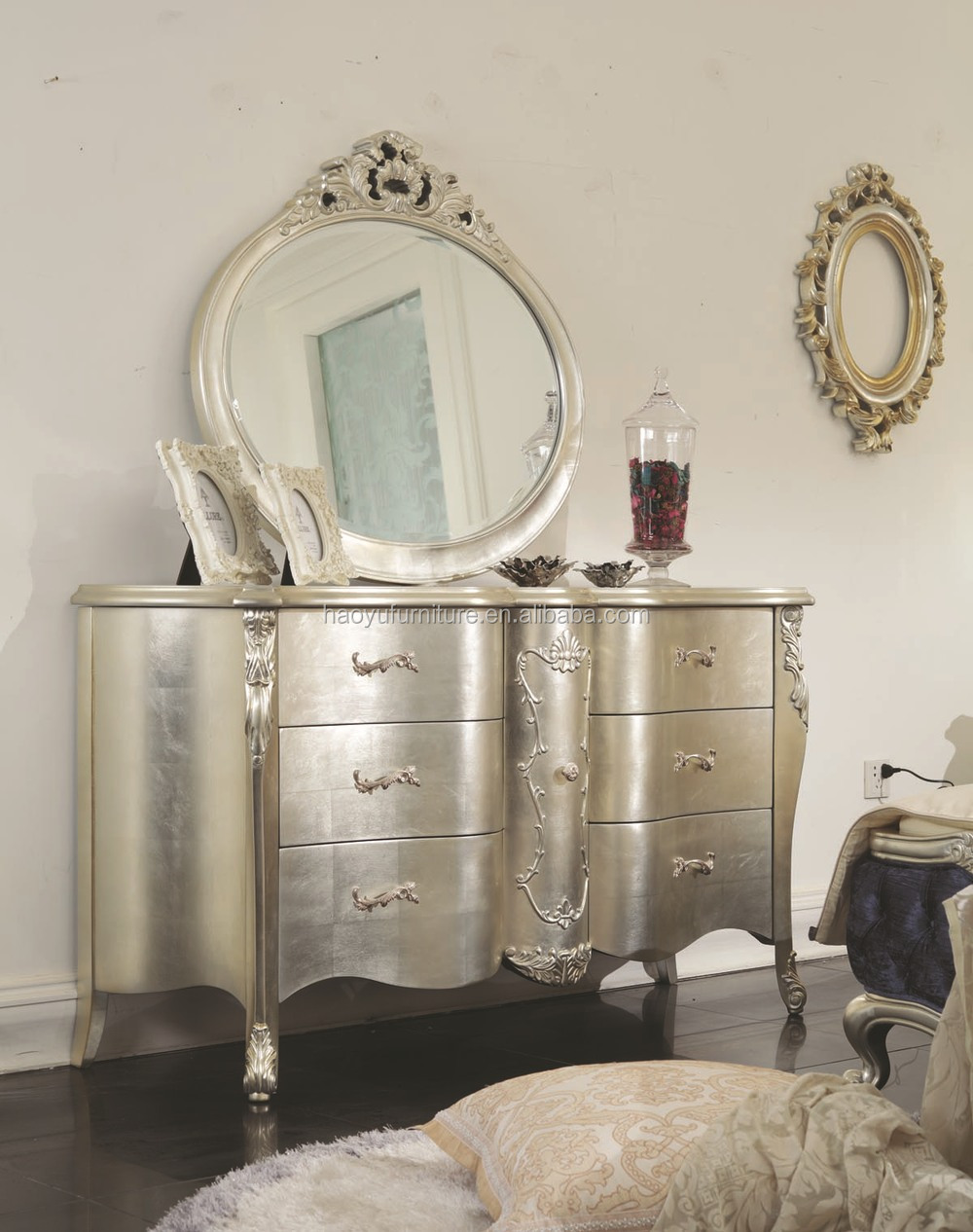 Gda8005 slaapkamer kast met spiegel glas spiegel slaapkamer sets ...