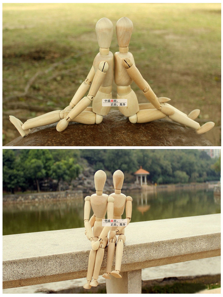 Wooden Men Wood Manikin Human Figure Sketch Artist Model - Buy Wooden