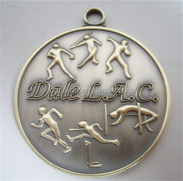 ブランクメタル付きスポーツメダル3d彫刻された、 アンティークブロンズ3d空白のお土産のメダルとメダリオン、仕入れ・メーカー・工場