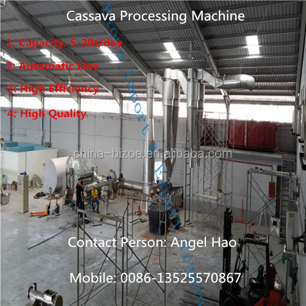 12t/day Automatic Cassava Starch Processing Machine Popular in Malaysia