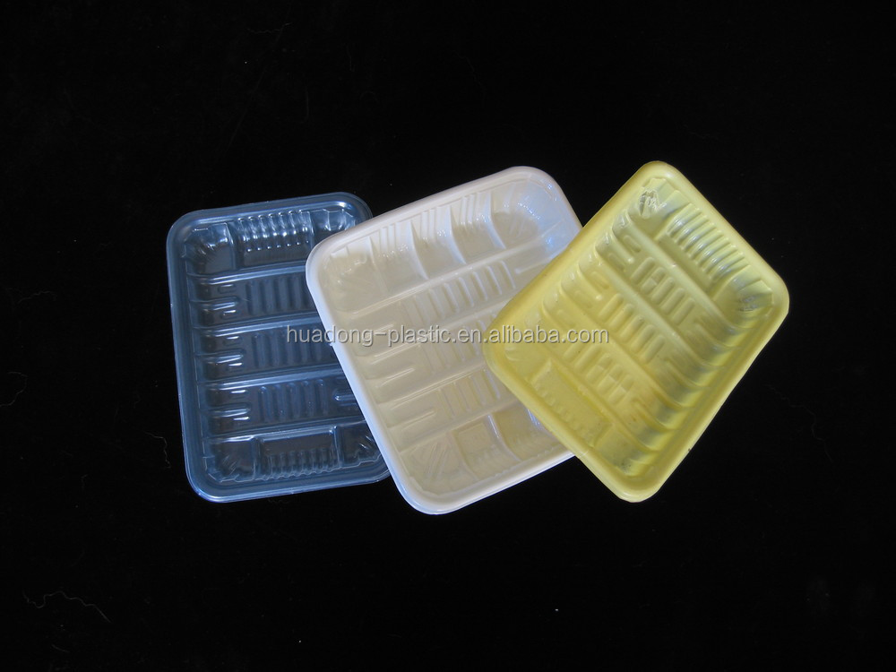 透明なppのプラスチック使い捨て食品トレイ/plate/皿仕入れ・メーカー・工場