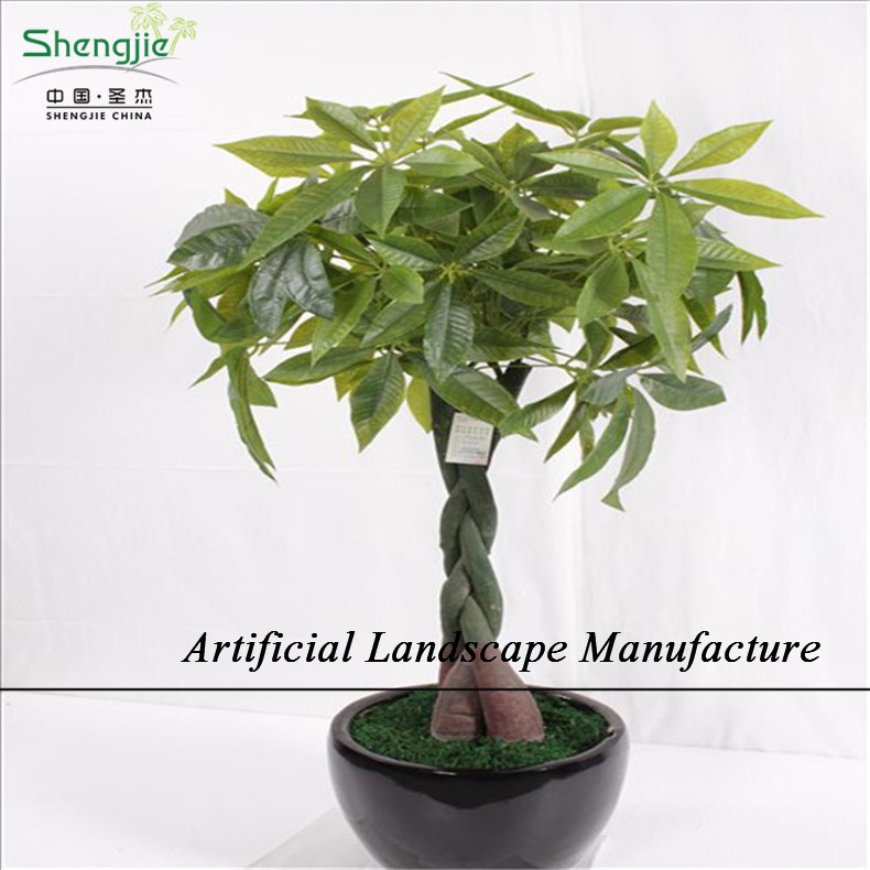Sjzjn 2106 Beautiful Fake Evergreen Money Tree On Sale,Artificial Money