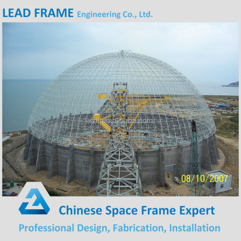 Prefab Corrugated Sheet Roof Coal Shed Building Space Dome, View space ...