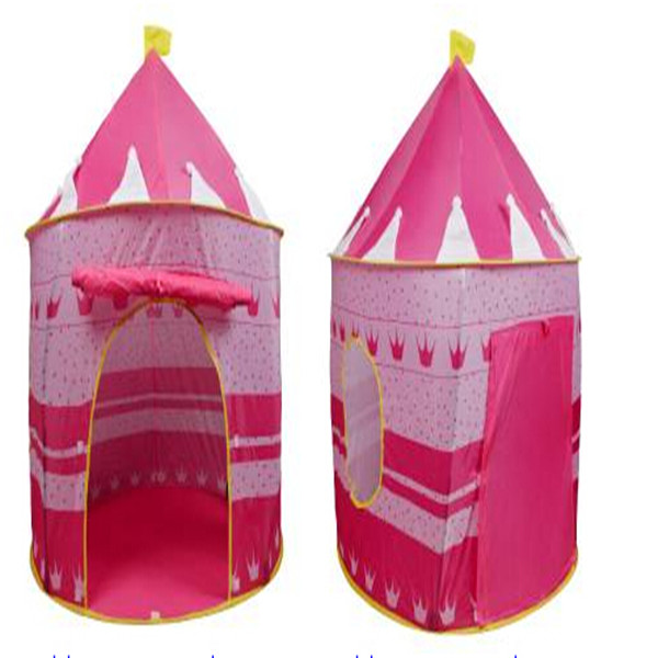ピンクのキャンプのテント子供の折りたたみピンクの女の子王女のテント仕入れ・メーカー・工場
