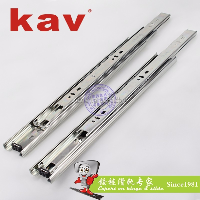 6 Inch Length 45mm Width Heavy Duty Loading Drawer Slides Ball