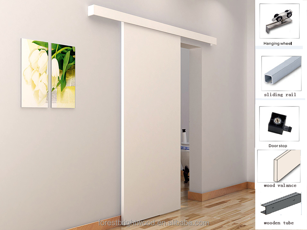 Barn wood sliding door hardware
