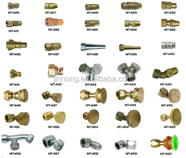 Brass spray nozzle for hand sprayer, View brass spray nozzle, MEITAI