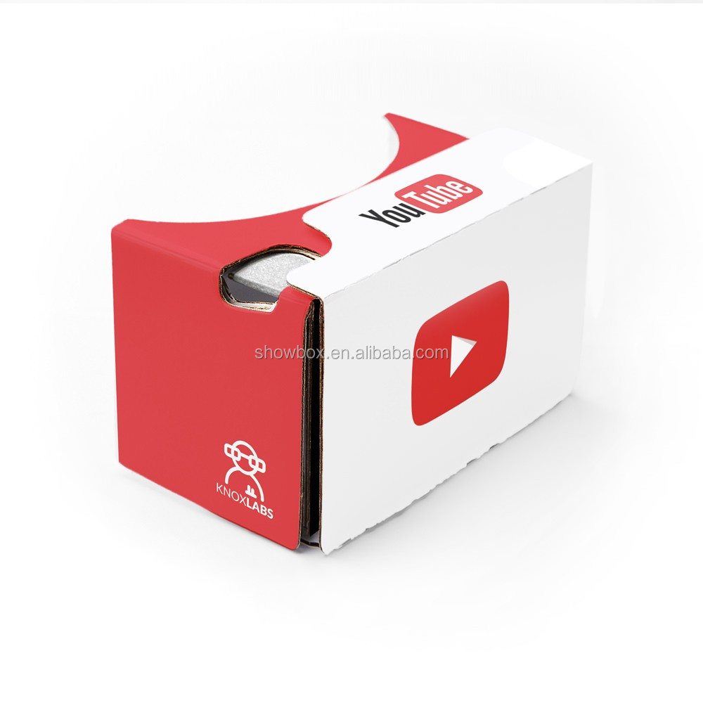 Christmas gift custom logo google cardboard VR 3D virtual reality headset (2).jpg