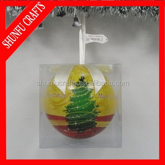 Factory Wholesale Round Balls Christmas Ornaments