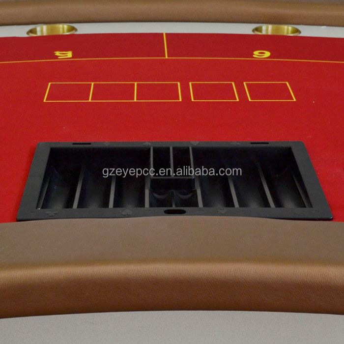 カジノのポーカーのカードを持つテーブルチップトレイ仕入れ・メーカー・工場