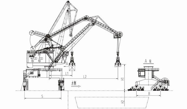 Nucleonクレーン造船所40 t jibポータルクレーン仕入れ・メーカー・工場