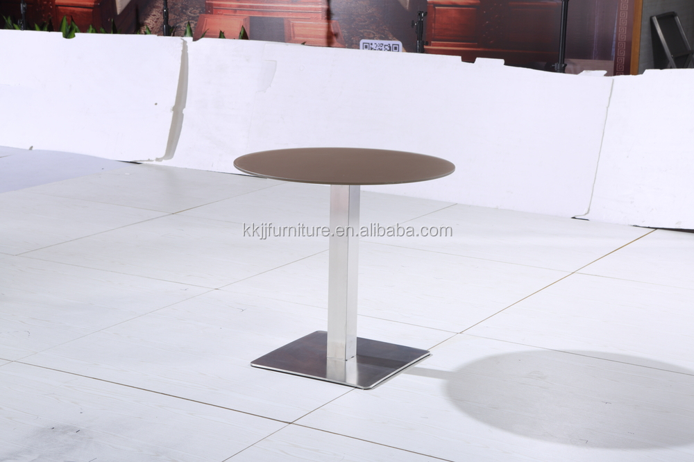 ステンレス鋼の家具屋外テーブル/ダイニングプールテーブル/ガラスのコーヒーテーブル仕入れ・メーカー・工場