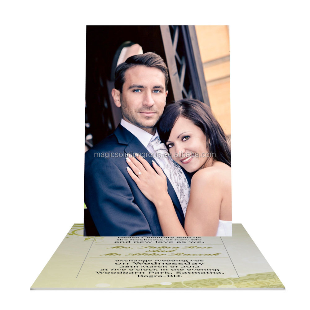 豪華な結婚式の招待カード、 ポップアップ3d結婚式の招待状のカード、 カスタム結婚式の招待状のカード問屋・仕入れ・卸・卸売り