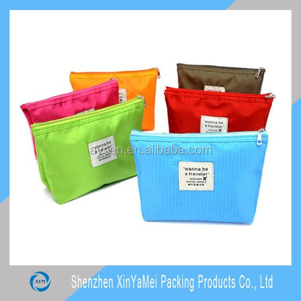 Nylon Material and Bag Type travel cosmetic bag