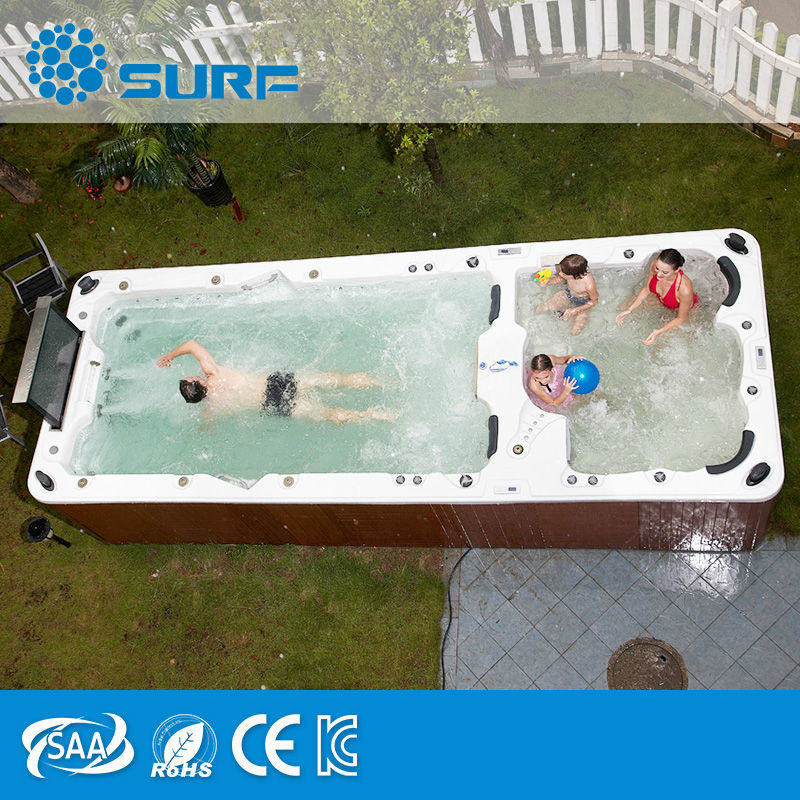 Large Outdoor Family Spa Swimming Pool Endless Pool With Sex TV