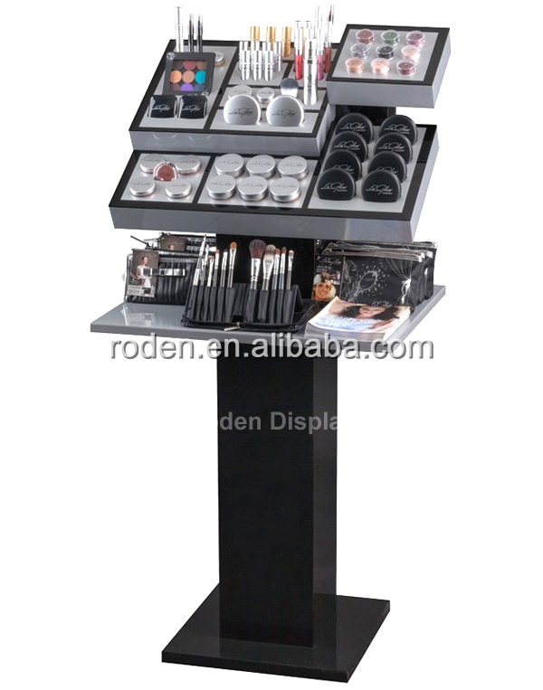 High Quality Acrylic Makeup Display Shelf Furnitures For Cosmetic