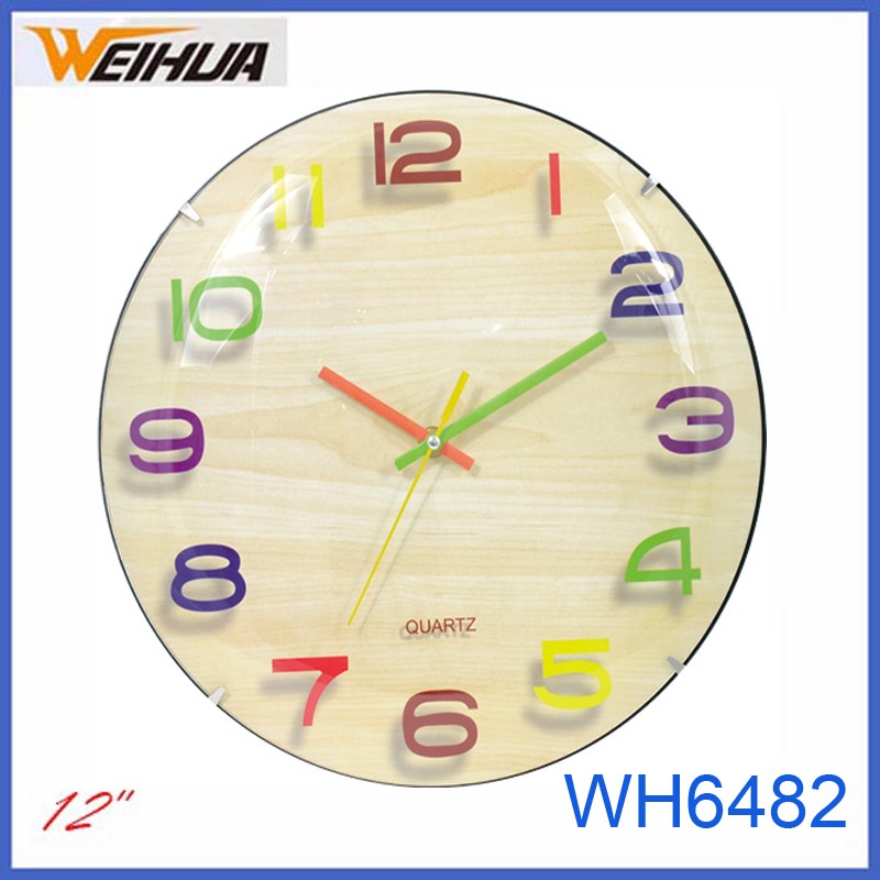 12 Inch Plastic Home Decor Custom Clock Face Buy Digital Clock Face