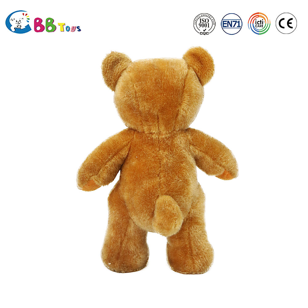 selling items cheap soft brown plush teddy bear name stuffed toy