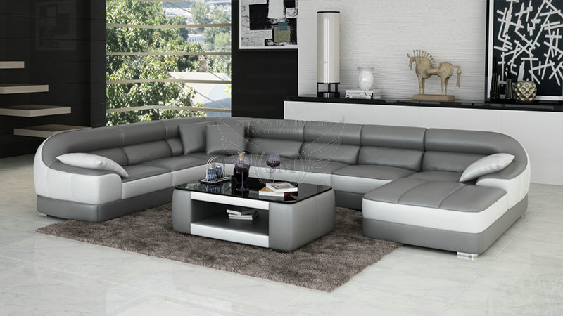 Fashionable Round Shape Modern New Design Corner Sofa ...
