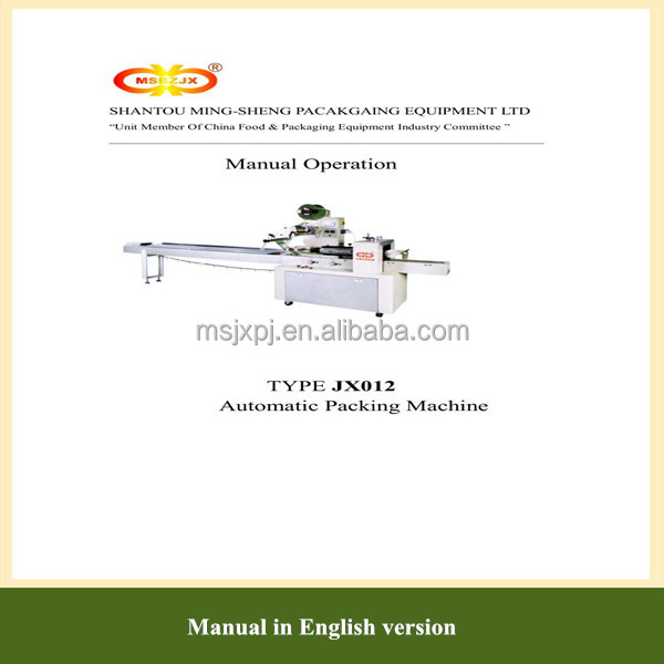 Factory price Multi-purpose JX012 Automatic Chocolate bar wrapping Machine