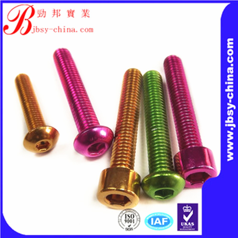M6*50 Different Types Anodized Colored Aluminum Bolts Buy Anodized