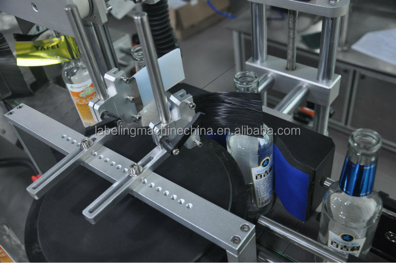 Front and back and neck labeling machine