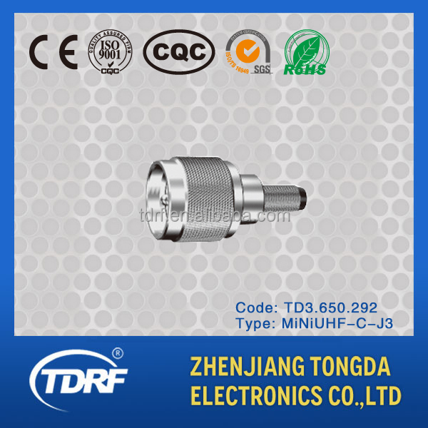 ミニ- uhf高周波同軸移動体通信の電気コネクタ仕入れ・メーカー・工場