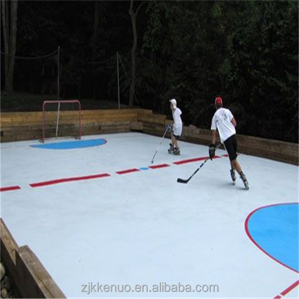 portable uhmw-pe synthetic ice rink panel, plastic hockey