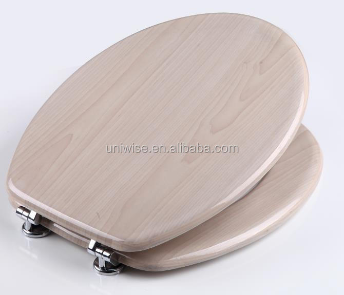 19インチホワイトmdfトイレシートカバー、 mdfの便座カバーenlongated形状で、 安い価格mdf白い便座カバー問屋・仕入れ・卸・卸売り