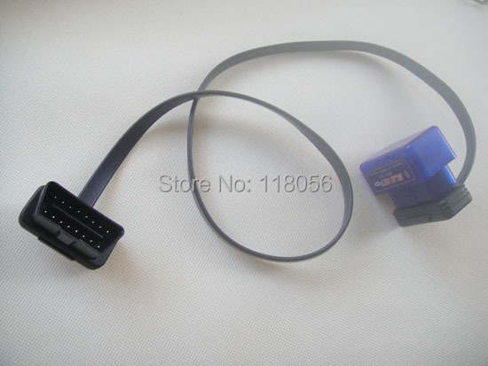 New Flat Thin As Noodle GPS Cable 60cm OBD OBD2 OBDII 16Pin Male to Female Car accessories Diagnostic Cables Extension Connector 3.jpg