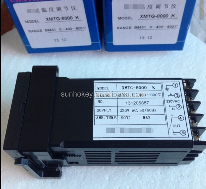Xmtg8000 48x48mm Ac 220v 0400c800c K Type Temperature Controller