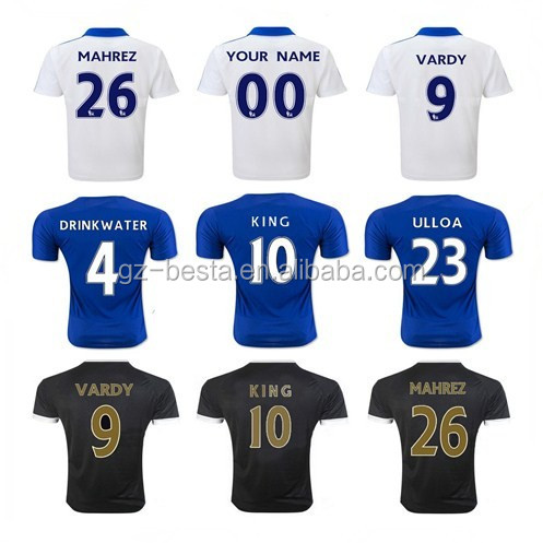 2015/2016レスター市サッカークラブサッカーユニフォーム、格安サッカーユニフォーム、カスタムサッカーシャツ仕入れ・メーカー・工場