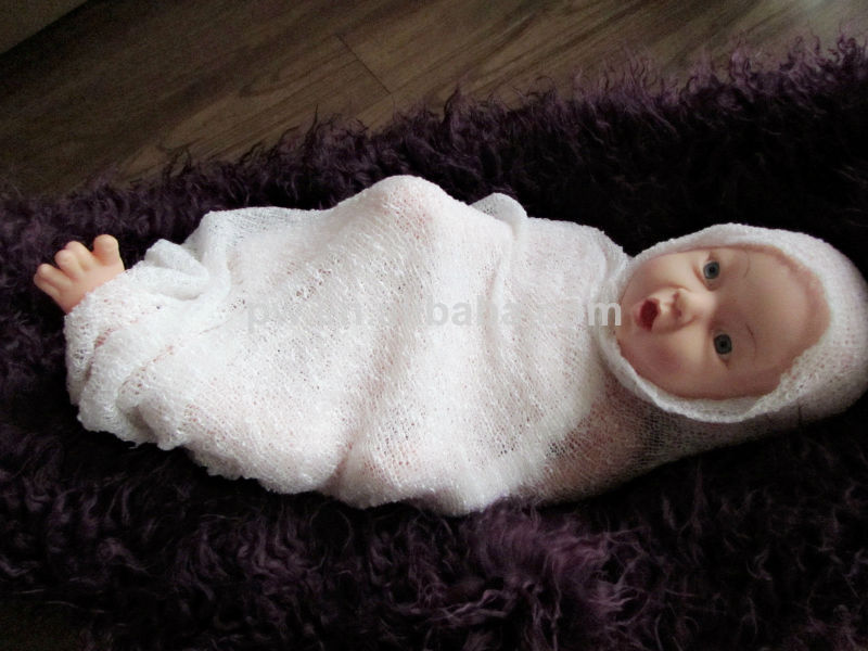 ストレッチ赤ちゃんの良いレーヨンニットラップ赤ちゃんの布の赤ちゃんの写真撮影がラップ問屋・仕入れ・卸・卸売り