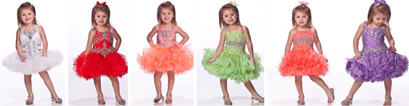 ホルター女の子のページェントドレス紫・白のフラワーガールのドレスのパーティーuf-1105fストーンつきワンピース問屋・仕入れ・卸・卸売り