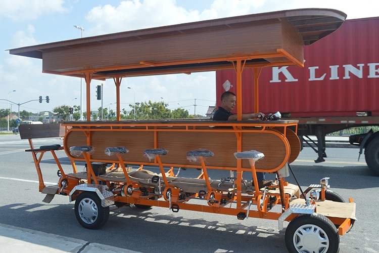 Electric Mobile Beer Bike Party Electric Bicycle for 15 Seater