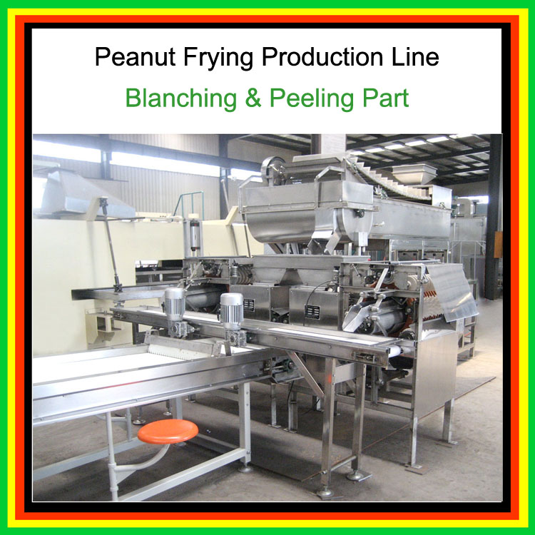 Peanut Frying Production Line/salted peanut production line/flavored peanut production line