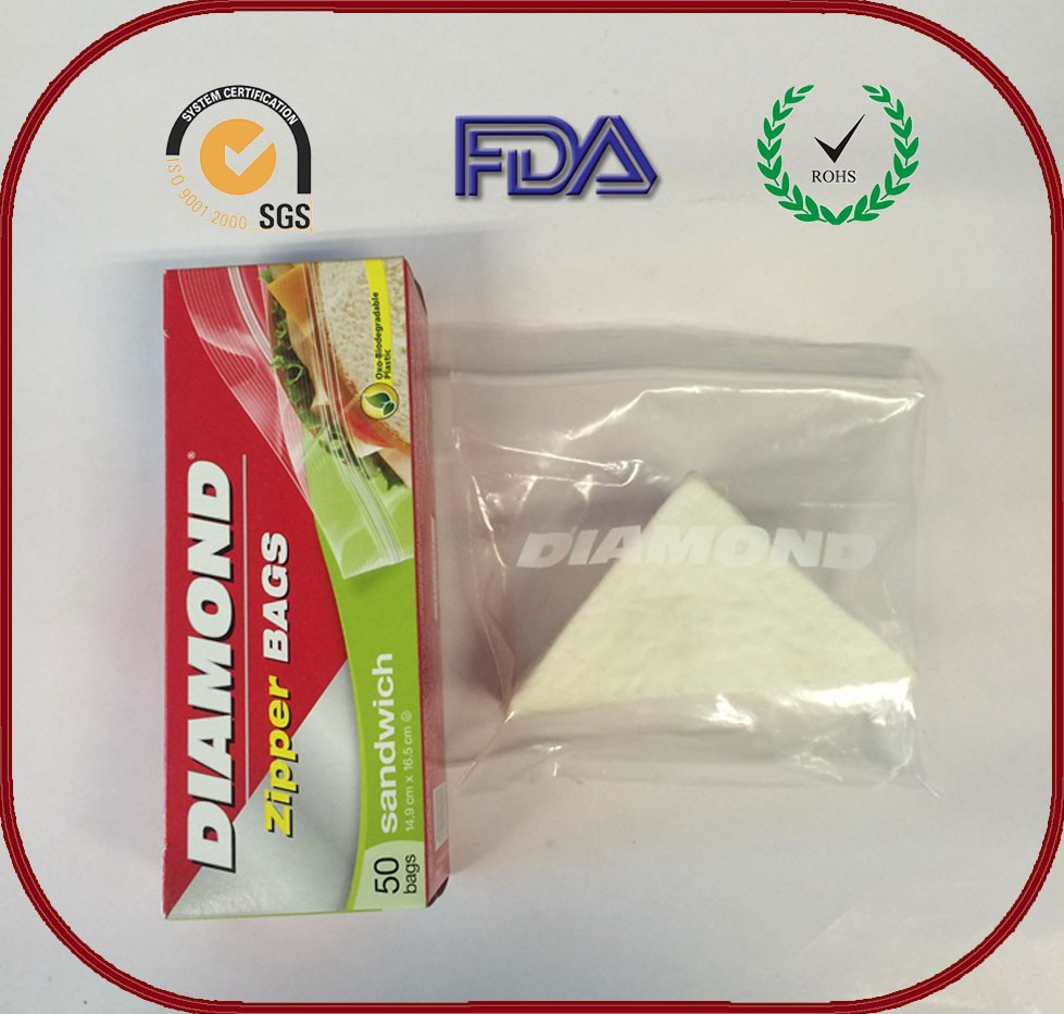 2015 xiamen high quality ziplock sandwich bag