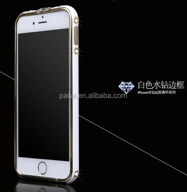 iphone用ケースの豪華なダイヤモンドのバンパー6最高の電話のケースを販売仕入れ・メーカー・工場