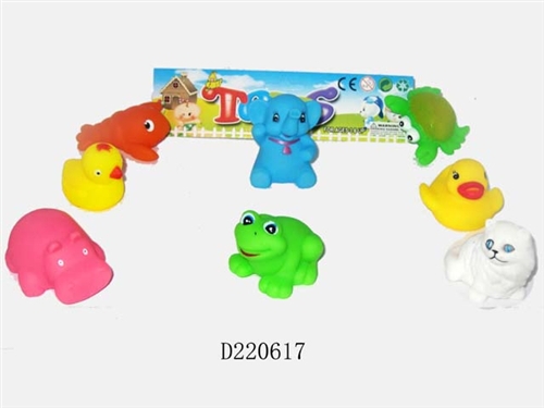 赤ちゃんのお風呂の玩具、 赤ちゃんのお風呂のための動物のおもちゃ、 音で動物d220617ソフト問屋・仕入れ・卸・卸売り