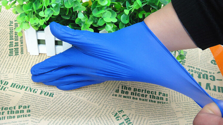 使い捨てニトリル手袋ブルー色仕入れ・メーカー・工場