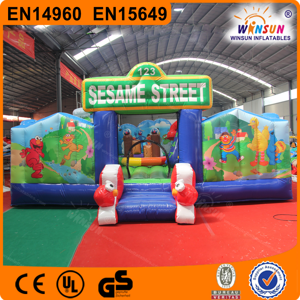 sesame street inflatable