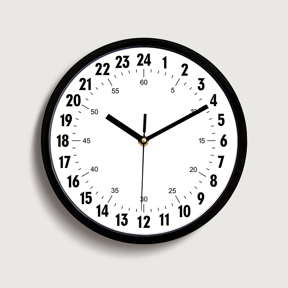 24 hour clock widget