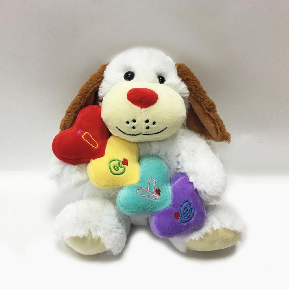 valentine's dog stuffed animal