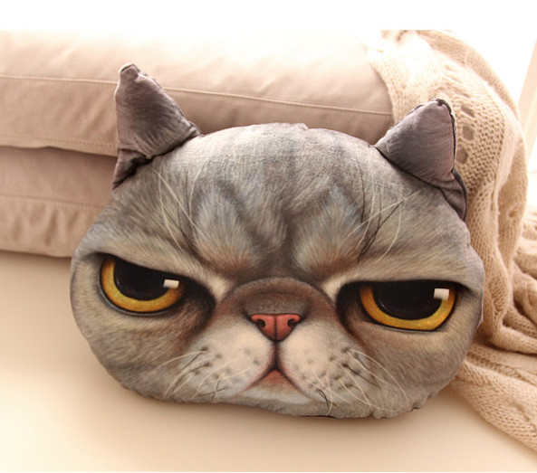 ホット漫画日本の3D印刷かわいい猫2015ハロウィン製品漫画の枕問屋・仕入れ・卸・卸売り