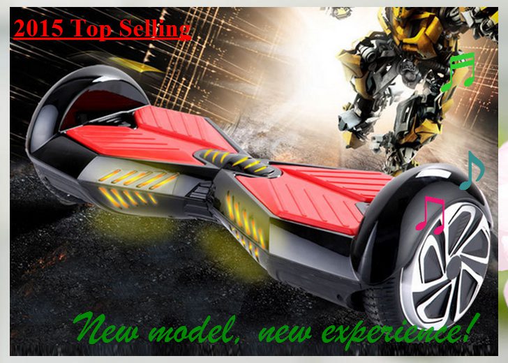 6.5インチ2輪電気スタンディングスクータースケートボードリモコンキーhoverboard一輪車ブルートゥーススピーカー音楽仕入れ・メーカー・工場