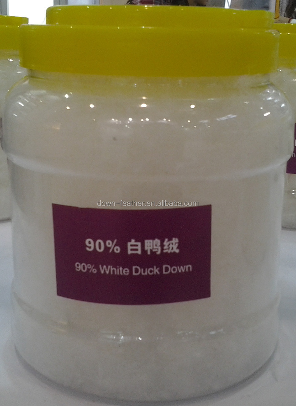 高品質90％ダウン洗浄白いアヒル問屋・仕入れ・卸・卸売り