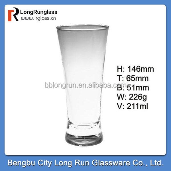 LongRun 195ml tall and thin tableware glass juice cup&red wine glassware& beer glass cup glassware