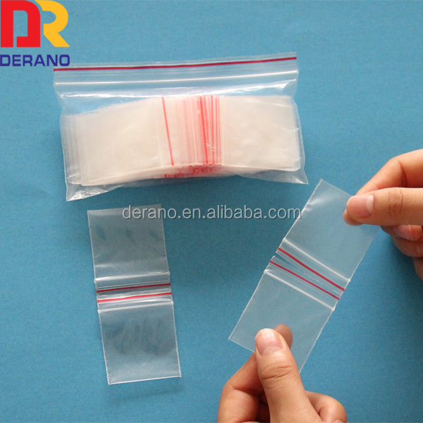 100% LDPE Custom Mini Ziplock Bag /Ziplock Plastic Bag